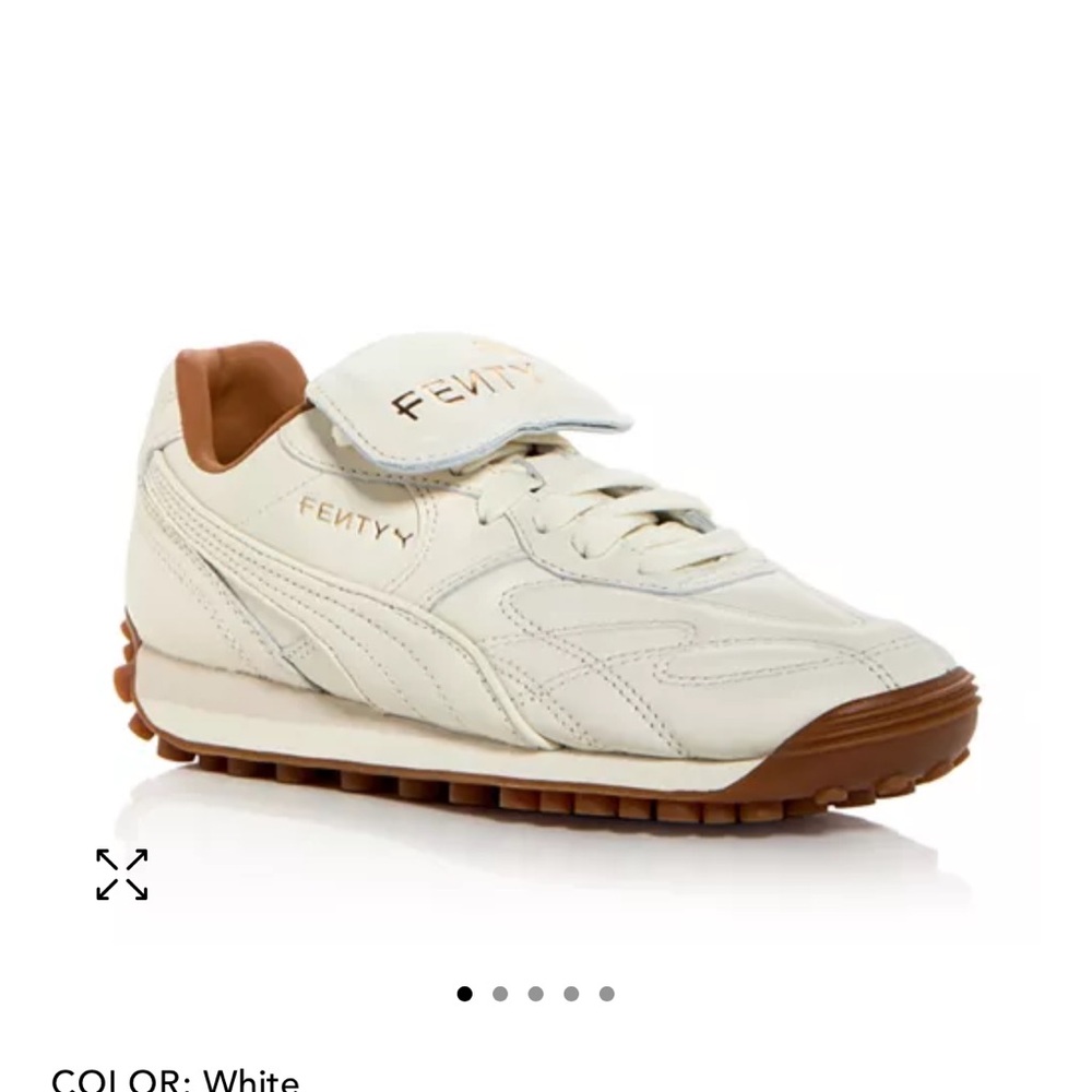 Fenty Avanti Cream and Brown Sneakers